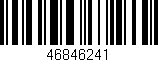 Código de barras (EAN, GTIN, SKU, ISBN): '46846241'