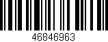 Código de barras (EAN, GTIN, SKU, ISBN): '46846963'