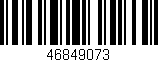 Código de barras (EAN, GTIN, SKU, ISBN): '46849073'