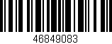 Código de barras (EAN, GTIN, SKU, ISBN): '46849083'