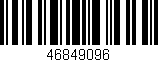 Código de barras (EAN, GTIN, SKU, ISBN): '46849096'