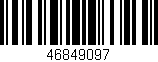 Código de barras (EAN, GTIN, SKU, ISBN): '46849097'