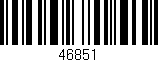 Código de barras (EAN, GTIN, SKU, ISBN): '46851'