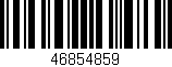 Código de barras (EAN, GTIN, SKU, ISBN): '46854859'