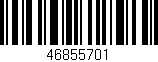 Código de barras (EAN, GTIN, SKU, ISBN): '46855701'