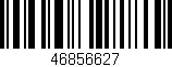 Código de barras (EAN, GTIN, SKU, ISBN): '46856627'