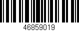Código de barras (EAN, GTIN, SKU, ISBN): '46859019'