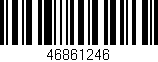 Código de barras (EAN, GTIN, SKU, ISBN): '46861246'