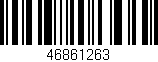 Código de barras (EAN, GTIN, SKU, ISBN): '46861263'