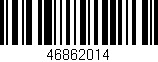 Código de barras (EAN, GTIN, SKU, ISBN): '46862014'