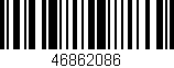 Código de barras (EAN, GTIN, SKU, ISBN): '46862086'