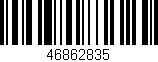 Código de barras (EAN, GTIN, SKU, ISBN): '46862835'
