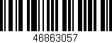 Código de barras (EAN, GTIN, SKU, ISBN): '46863057'