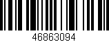 Código de barras (EAN, GTIN, SKU, ISBN): '46863094'