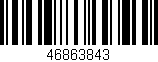 Código de barras (EAN, GTIN, SKU, ISBN): '46863843'