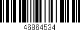 Código de barras (EAN, GTIN, SKU, ISBN): '46864534'
