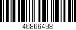 Código de barras (EAN, GTIN, SKU, ISBN): '46866498'