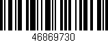 Código de barras (EAN, GTIN, SKU, ISBN): '46869730'