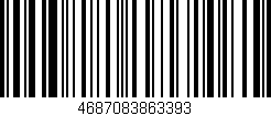 Código de barras (EAN, GTIN, SKU, ISBN): '4687083863393'