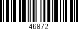 Código de barras (EAN, GTIN, SKU, ISBN): '46872'