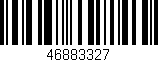 Código de barras (EAN, GTIN, SKU, ISBN): '46883327'