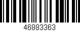 Código de barras (EAN, GTIN, SKU, ISBN): '46883363'