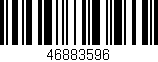 Código de barras (EAN, GTIN, SKU, ISBN): '46883596'