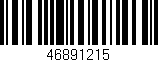 Código de barras (EAN, GTIN, SKU, ISBN): '46891215'