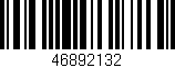 Código de barras (EAN, GTIN, SKU, ISBN): '46892132'