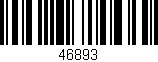 Código de barras (EAN, GTIN, SKU, ISBN): '46893'