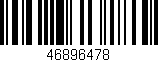 Código de barras (EAN, GTIN, SKU, ISBN): '46896478'