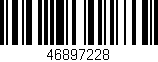 Código de barras (EAN, GTIN, SKU, ISBN): '46897228'