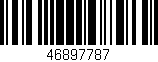 Código de barras (EAN, GTIN, SKU, ISBN): '46897787'
