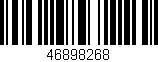 Código de barras (EAN, GTIN, SKU, ISBN): '46898268'