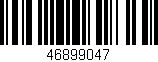 Código de barras (EAN, GTIN, SKU, ISBN): '46899047'