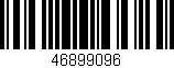 Código de barras (EAN, GTIN, SKU, ISBN): '46899096'