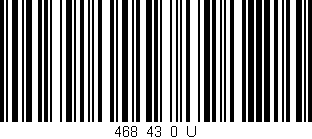 Código de barras (EAN, GTIN, SKU, ISBN): '468_43_0_U'