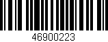 Código de barras (EAN, GTIN, SKU, ISBN): '46900223'