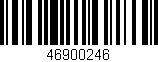 Código de barras (EAN, GTIN, SKU, ISBN): '46900246'