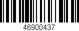 Código de barras (EAN, GTIN, SKU, ISBN): '46900437'