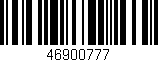 Código de barras (EAN, GTIN, SKU, ISBN): '46900777'