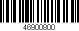 Código de barras (EAN, GTIN, SKU, ISBN): '46900800'