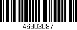 Código de barras (EAN, GTIN, SKU, ISBN): '46903087'