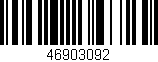 Código de barras (EAN, GTIN, SKU, ISBN): '46903092'