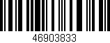 Código de barras (EAN, GTIN, SKU, ISBN): '46903833'