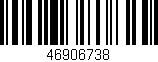 Código de barras (EAN, GTIN, SKU, ISBN): '46906738'
