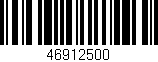 Código de barras (EAN, GTIN, SKU, ISBN): '46912500'