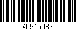 Código de barras (EAN, GTIN, SKU, ISBN): '46915089'