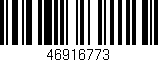 Código de barras (EAN, GTIN, SKU, ISBN): '46916773'