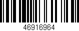 Código de barras (EAN, GTIN, SKU, ISBN): '46916964'
